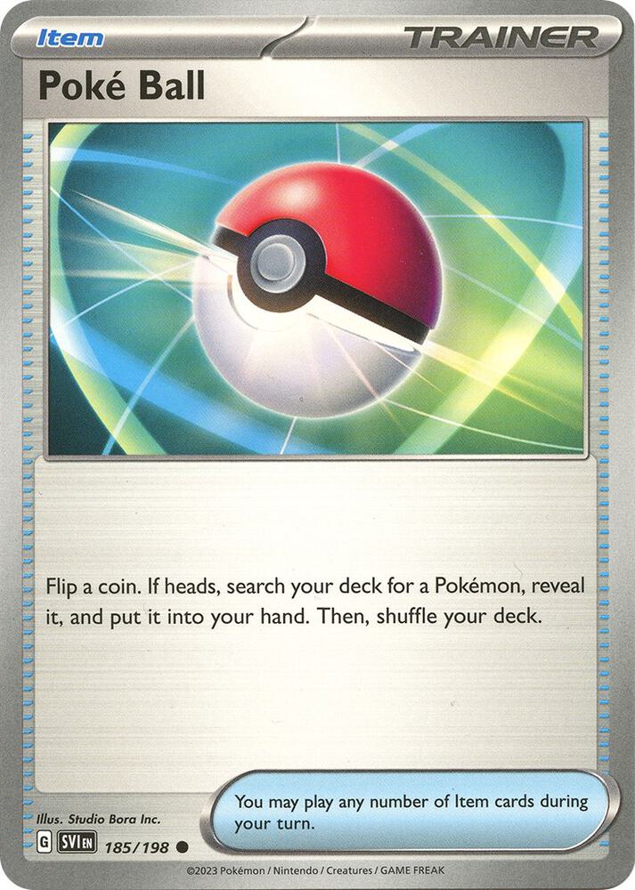 Poke Ball 185/198 (SV01: Scarlet & Violet Base Set) 