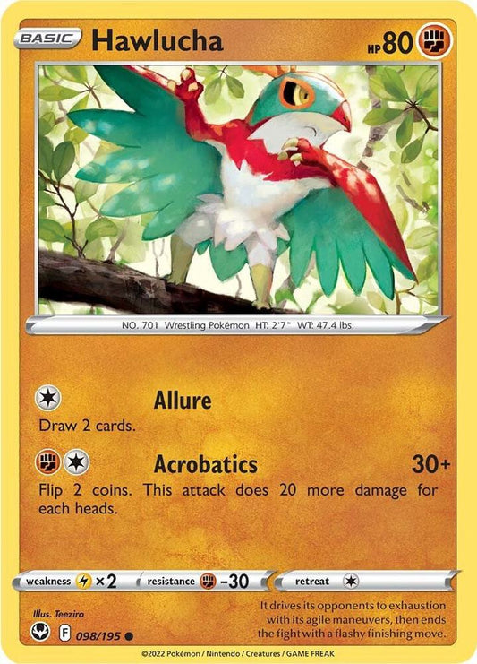 Hawlucha 098/195 (SWSH12: Silver Tempest) 