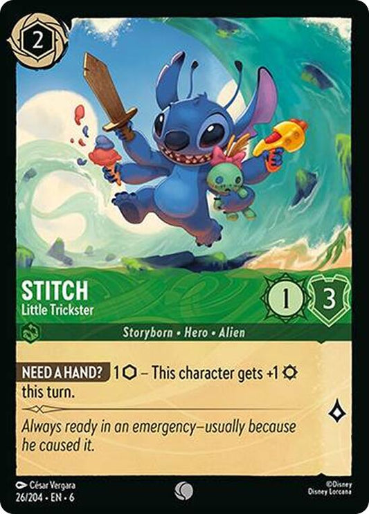 Stitch, Little Trickster 26/204 (Azurite Sea)  - Cold Foil