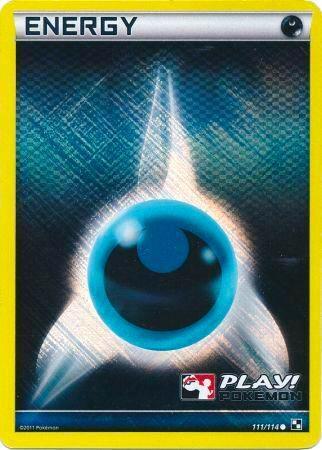 Darkness Energy 111 114 Play Pokemon 111/114 (League & Championship Cards)  - Holofoil