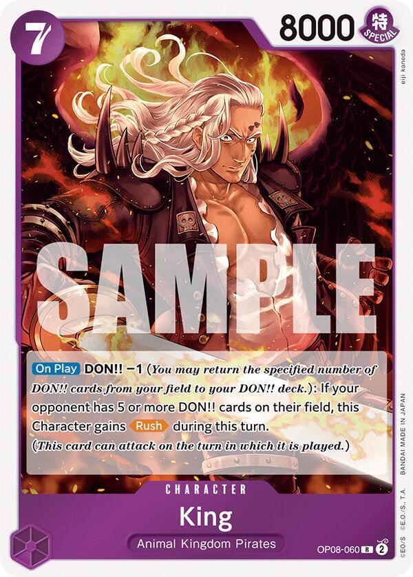 King OP08-060 (Two Legends)  - Foil