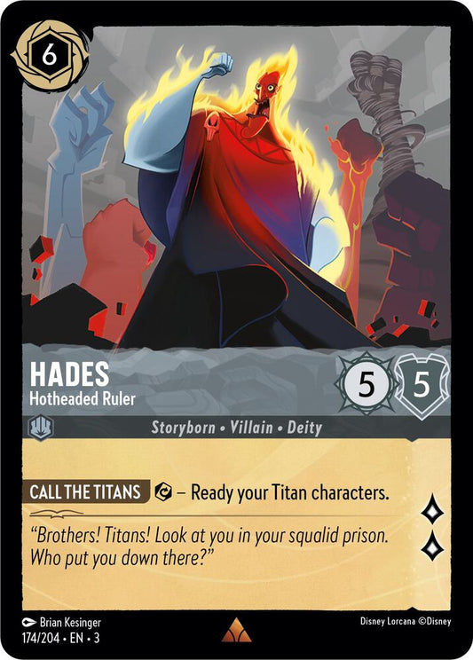 Hades Hotheaded Ruler 174/204 (Into the Inklands) 