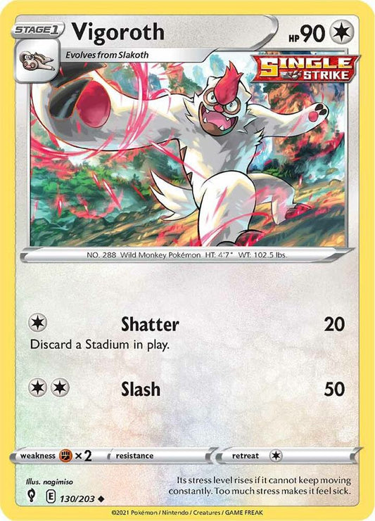 Vigoroth 130/203 (SWSH07: Evolving Skies) 