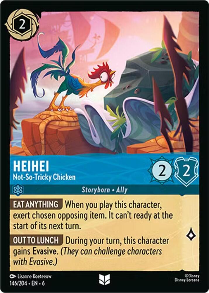HeiHei Not So Tricky Chicken 146/204 (Azurite Sea) 