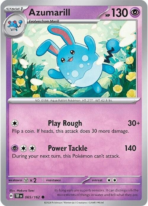 Azumarill 065/162 (SV05: Temporal Forces)  - Reverse Holofoil