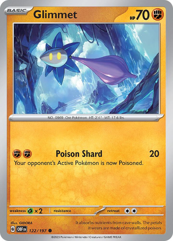 Glimmet 122/197 (SV03: Obsidian Flames) 