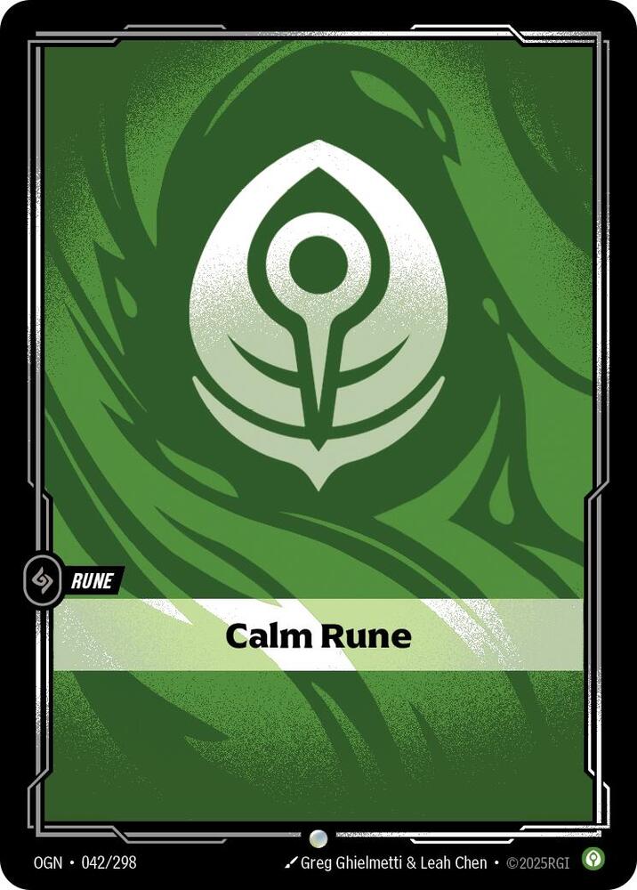 Calm Rune 42/298 (Origins)  - Foil