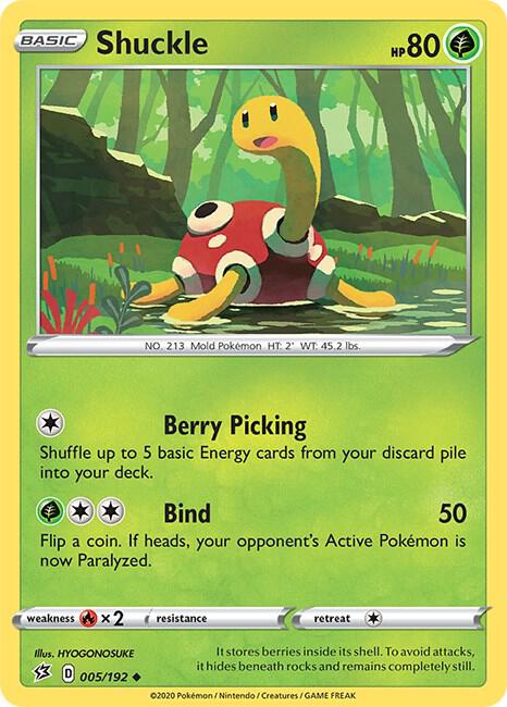 Shuckle 005/192 (SWSH02: Rebel Clash) 