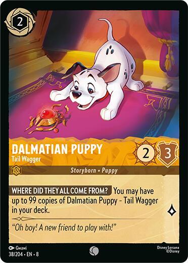 Dalmatian Puppy Tail Wagger 38/204 (Reign of Jafar) 