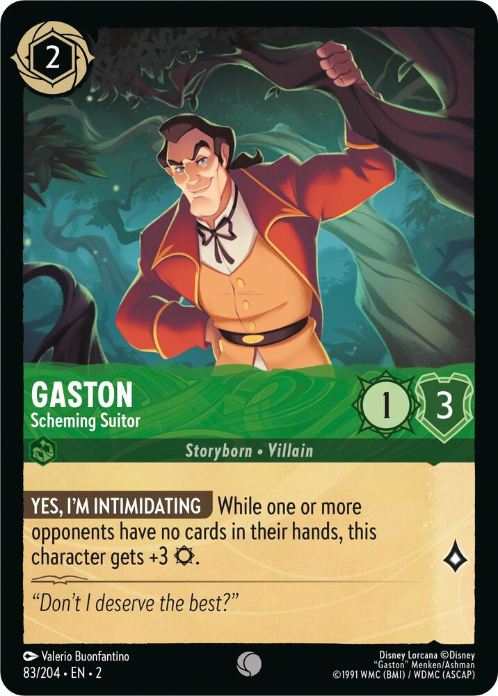 Gaston, Scheming Suitor 83/204 (Rise of the Floodborn) 