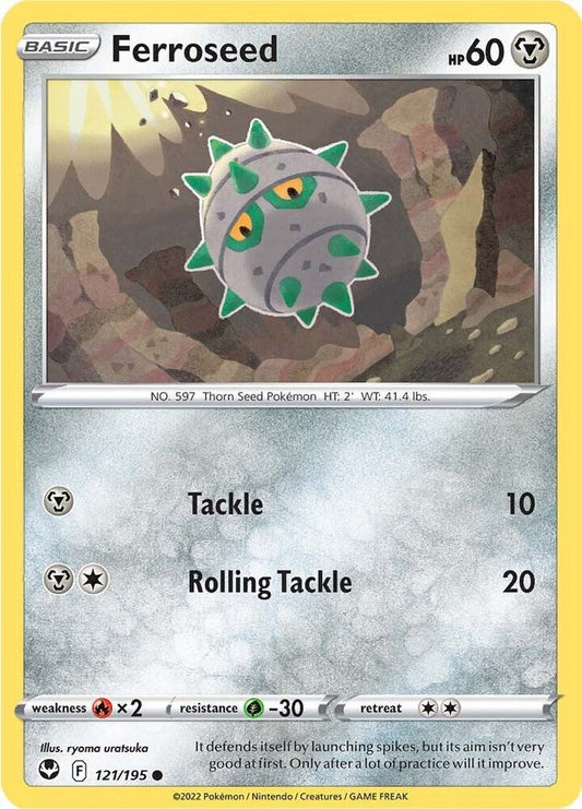 Ferroseed 121/195 (SWSH12: Silver Tempest) 
