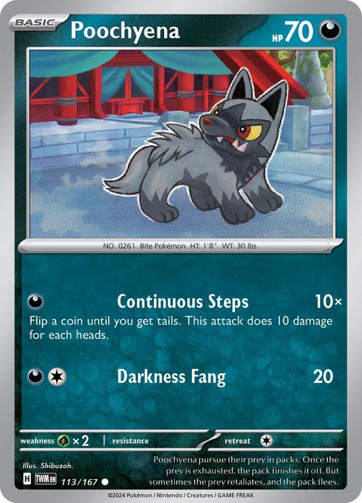 Poochyena 113/167 (SV06: Twilight Masquerade) 
