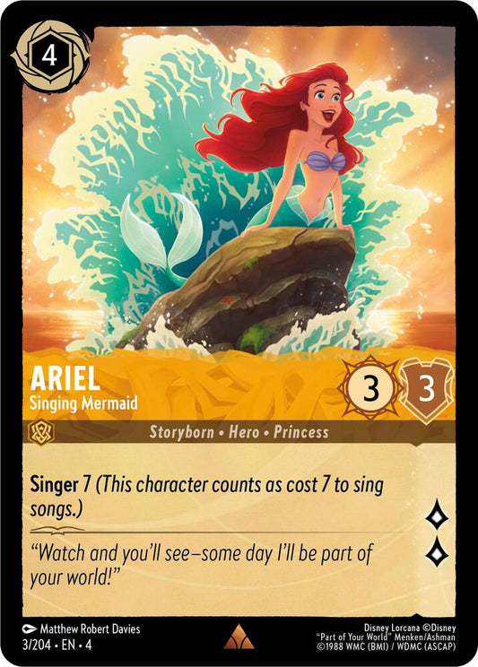 Ariel, Singing Mermaid 3/204 (Ursula's Return) 