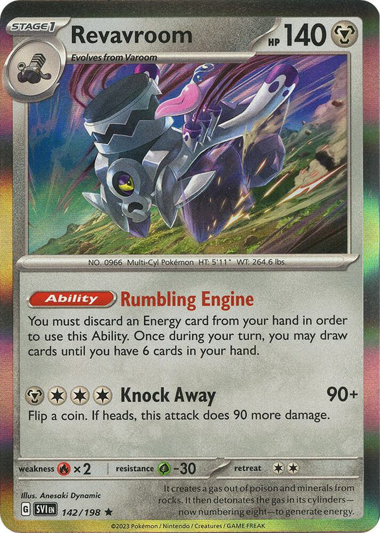 Revavroom 142/198 (SV01: Scarlet & Violet Base Set)  - Holofoil