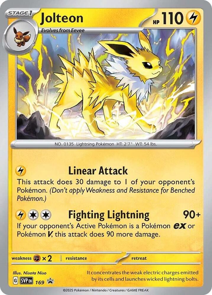 Jolteon 169 (SV: Scarlet & Violet Promo Cards)  - Holofoil