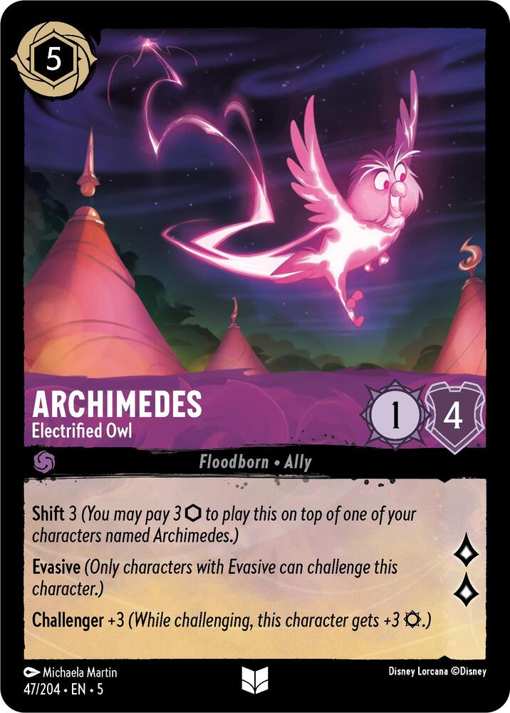 Archimedes Electrified Owl 47/204 (Shimmering Skies) 