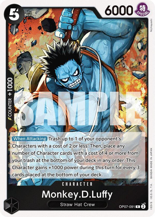 Monkey.D.Luffy OP07-091 (500 Years in the Future)  - Foil