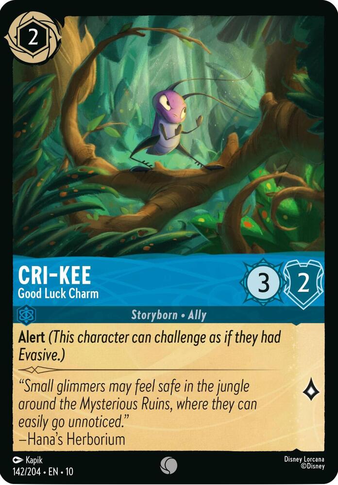 Cri-Kee, Good Luck Charm 142/204 (Whispers in the Well) 