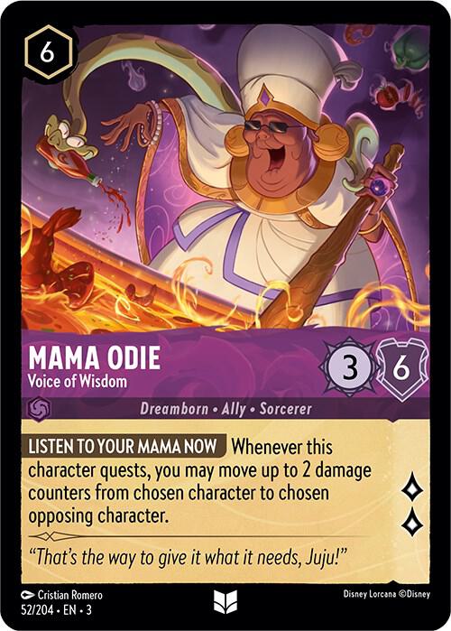 Mama Odie, Voice of Wisdom 52/204 (Into the Inklands)  - Cold Foil
