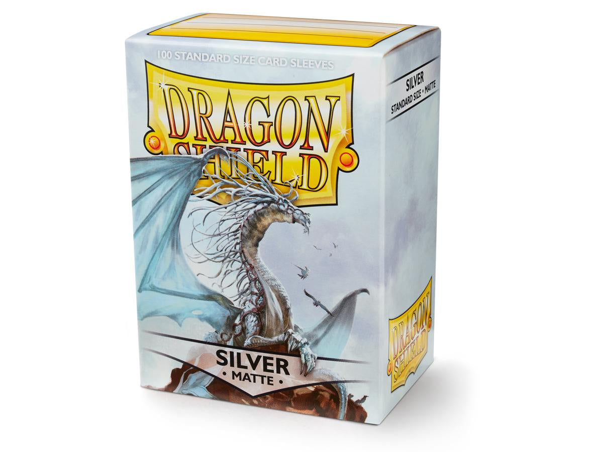 Dragon Shield Matte Sleeves - Silver