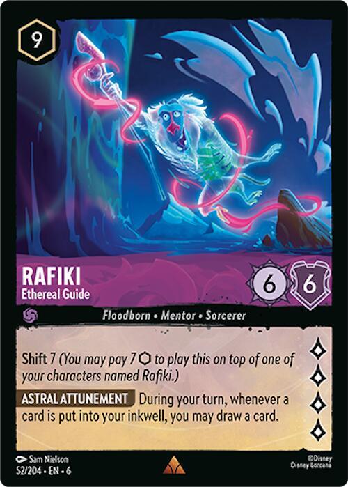 Rafiki, Ethereal Guide 52/204 (Azurite Sea)  - Cold Foil