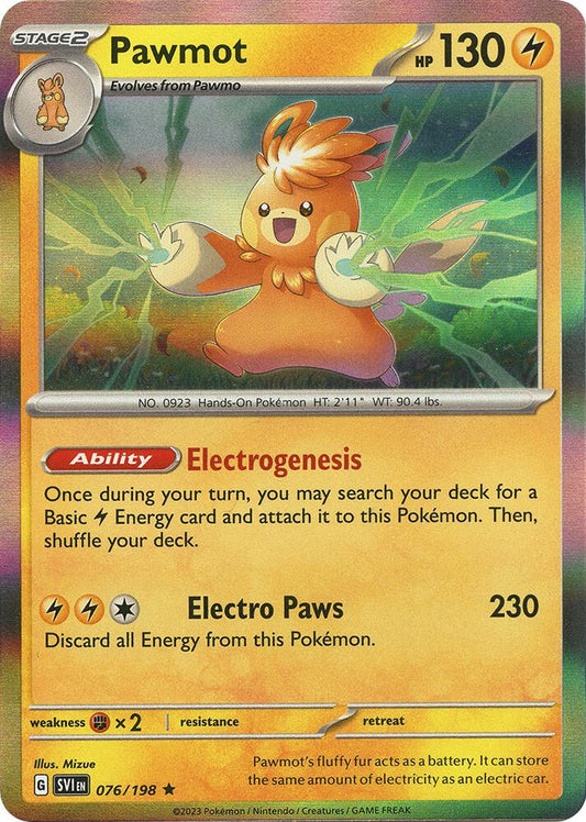 Pawmot 076/198 (SV01: Scarlet & Violet Base Set)  - Holofoil