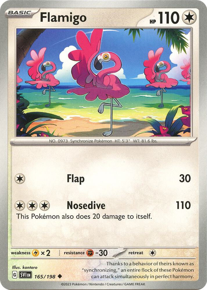 Flamigo 165/198 (SV01: Scarlet & Violet Base Set) 