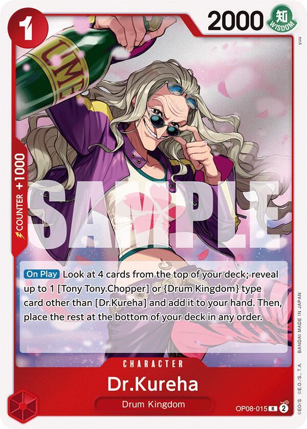 Dr.Kureha OP08-015 (Two Legends)  - Foil