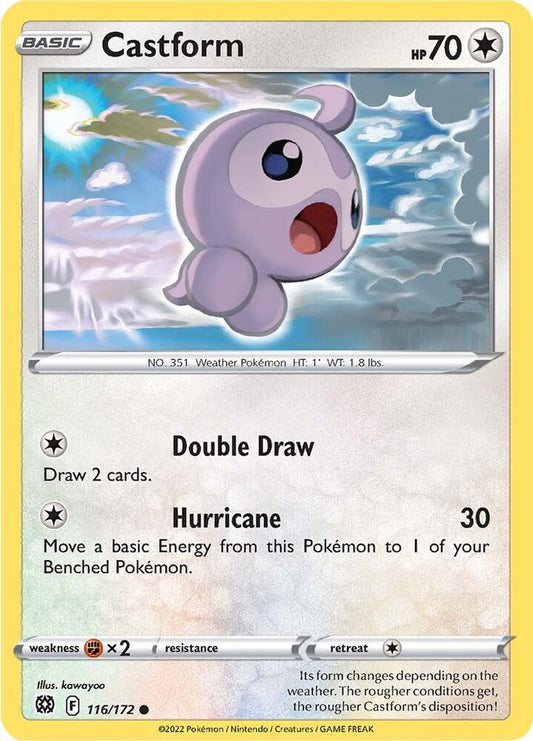 Castform 116/172 (SWSH09: Brilliant Stars) 