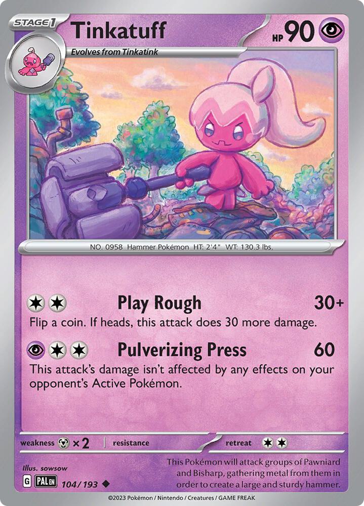 Tinkatuff 104/193 (SV02: Paldea Evolved) 