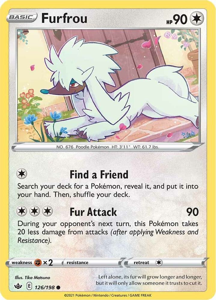Furfrou 126/198 (SWSH06: Chilling Reign) 