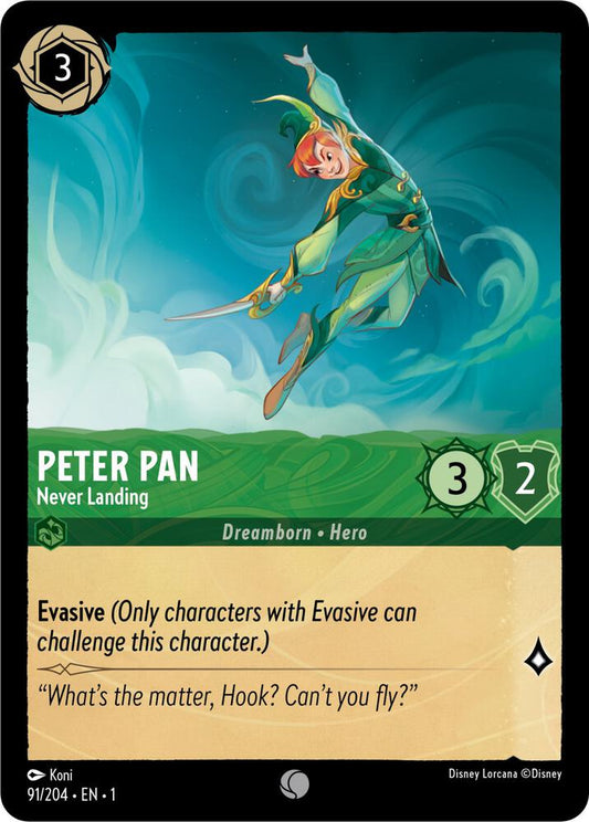 Peter Pan, Never Landing 91/204 (The First Chapter) 