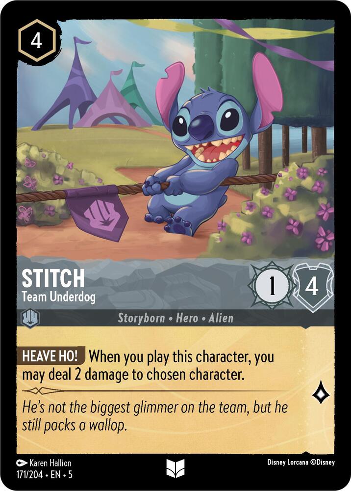 Stitch Team Underdog 171/204 (Shimmering Skies) 