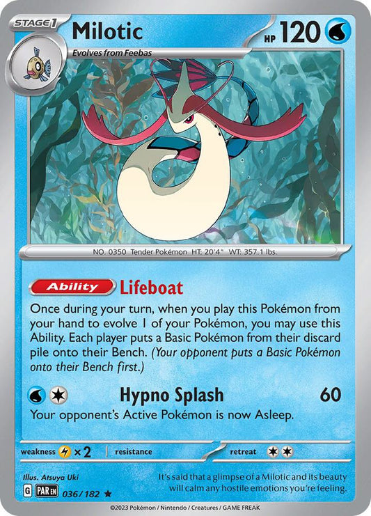Milotic 036/182 (SV04: Paradox Rift)  - Holofoil