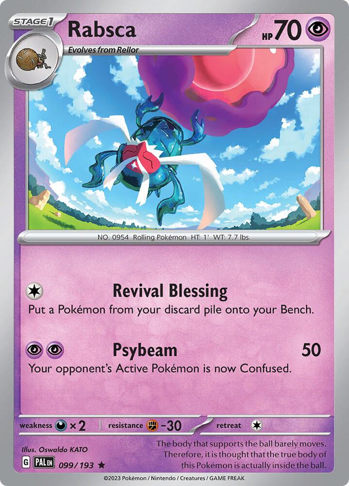 Rabsca 099/193 (SV02: Paldea Evolved)  - Holofoil