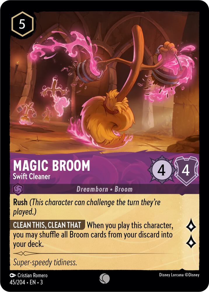 Magic Broom Swift Cleaner 45/204 (Into the Inklands) 