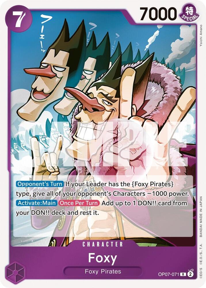 Foxy OP07-071 (500 Years in the Future)  - Foil
