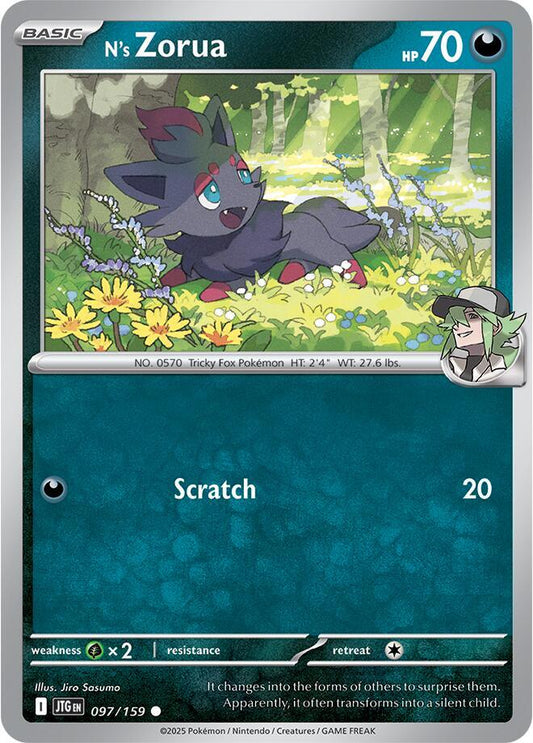 N's Zorua 097/159 (SV09: Journey Together) 