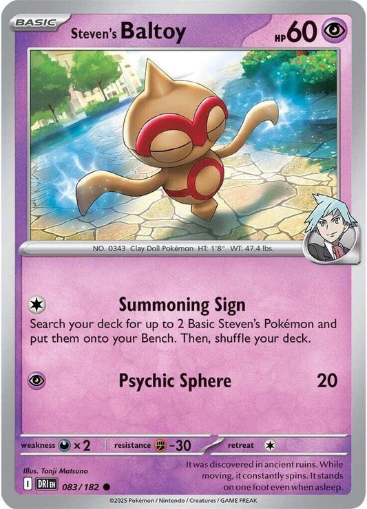 Steven's Baltoy 083/182 (SV10: Destined Rivals) 