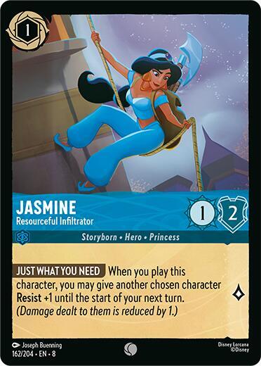 Jasmine Resourceful Infiltrator 162/204 (Reign of Jafar) 