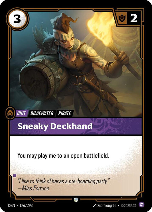Sneaky Deckhand 176/298 (Origins) 