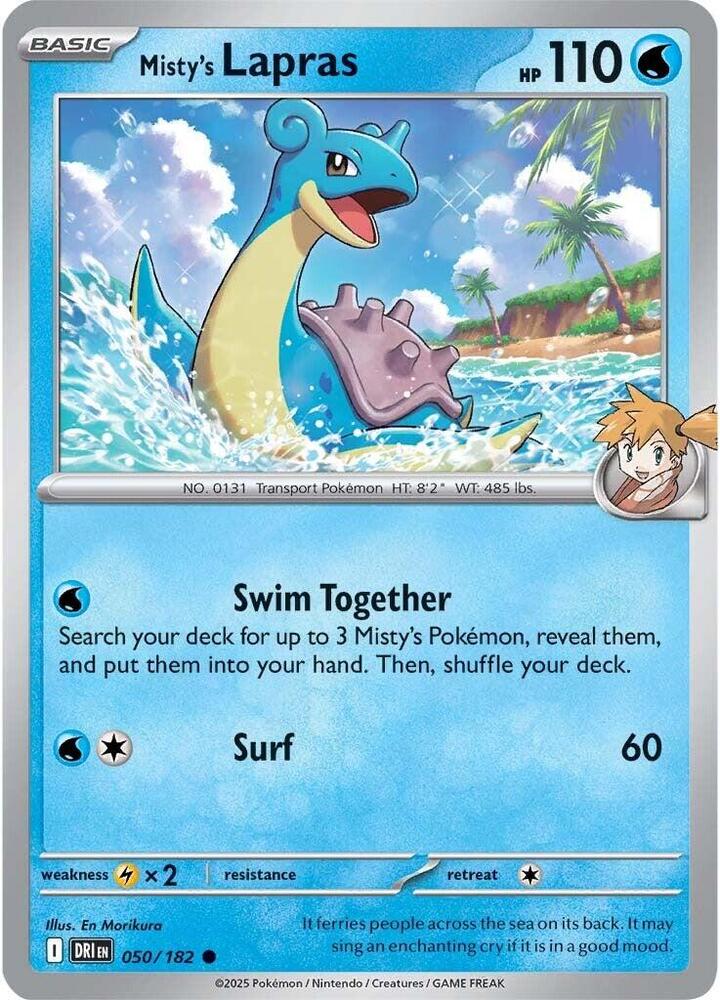 Mistys Lapras 050/182 (SV10: Destined Rivals) 