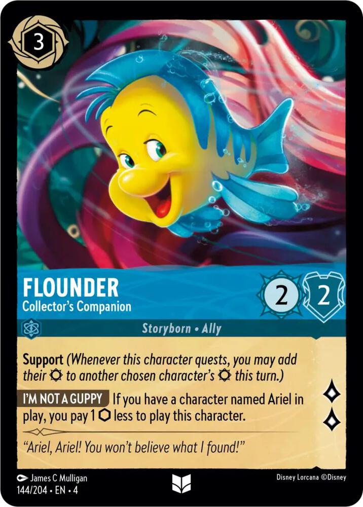 Flounder Collectors Companion 144/204 (Ursula's Return) 