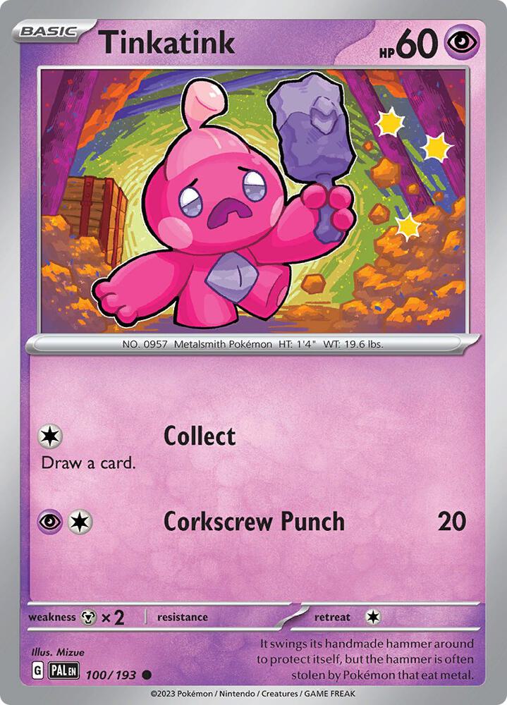 Tinkatink 100/193 (SV02: Paldea Evolved) 