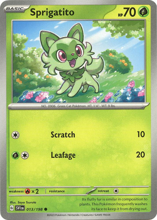 Sprigatito 013/198 (SV01: Scarlet & Violet Base Set) 