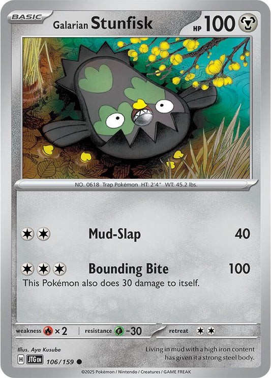 Galarian Stunfisk 106/159 (SV09: Journey Together) 