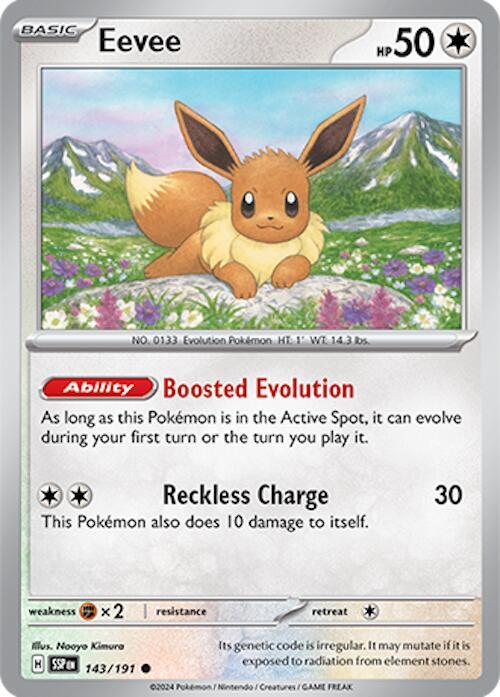 Eevee 143/191 (SV08: Surging Sparks) 