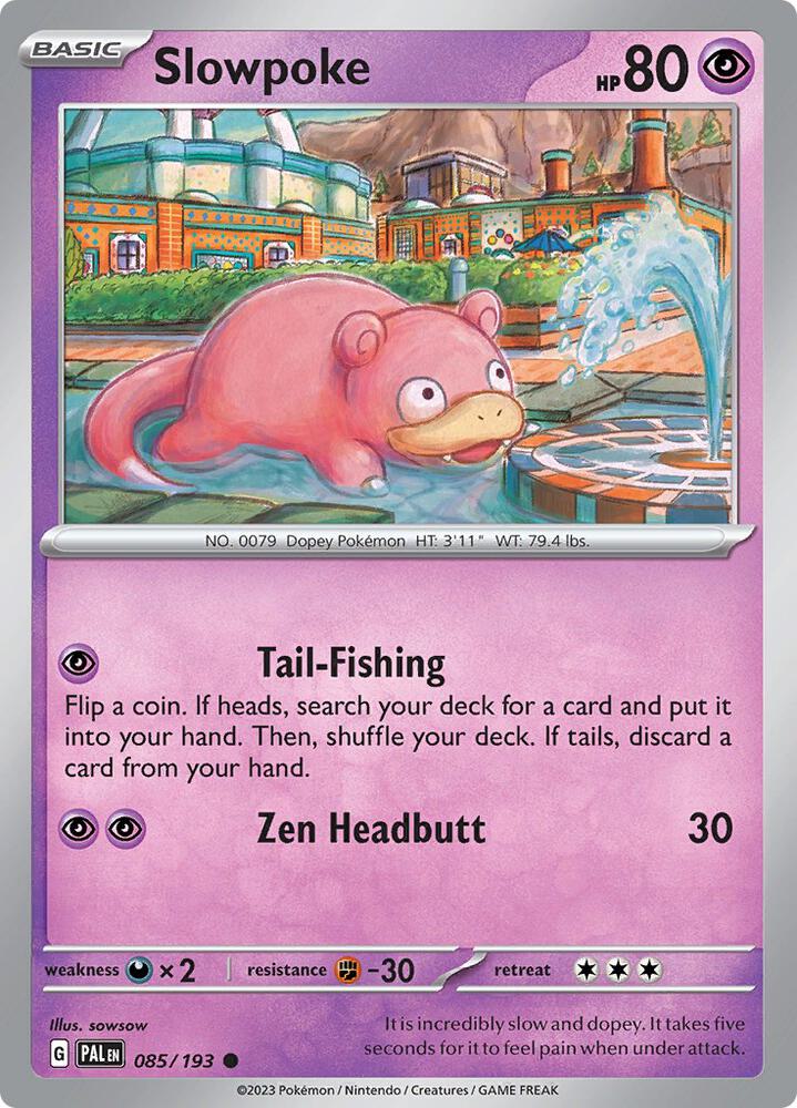 Slowpoke 085/193 (SV02: Paldea Evolved) 