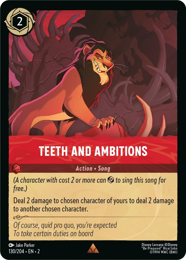 Teeth and Ambitions 130/204 (Rise of the Floodborn) 