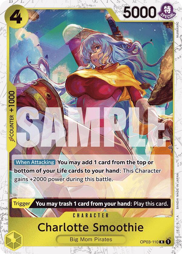 Charlotte Smoothie OP03-110 (Premium Booster -The Best-)  - Jolly Roger Foil